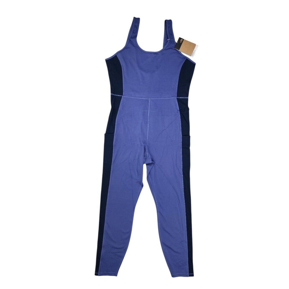 The North Face Dune Sky Long One Piece jumpsuit a purple-blue color Pockets XXL